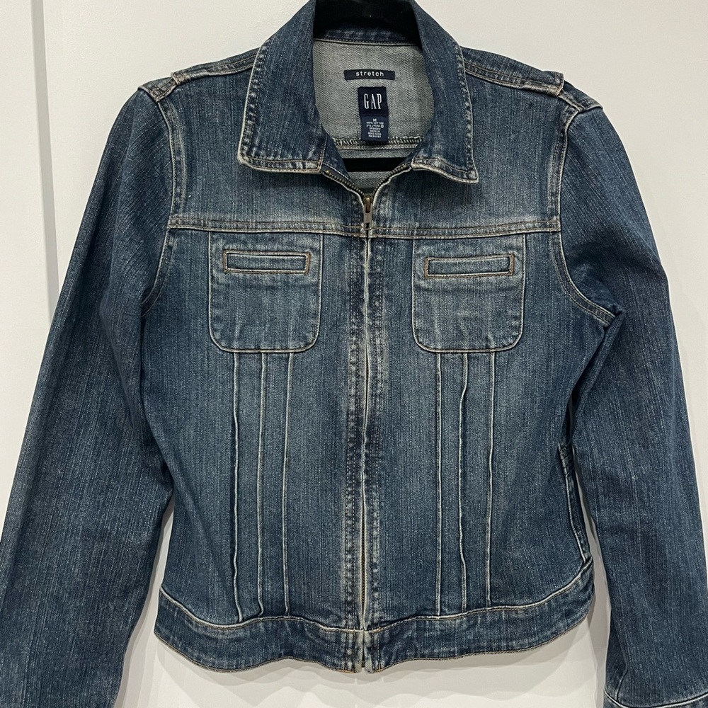 GAP Women's Dark Blue Denim Jacket